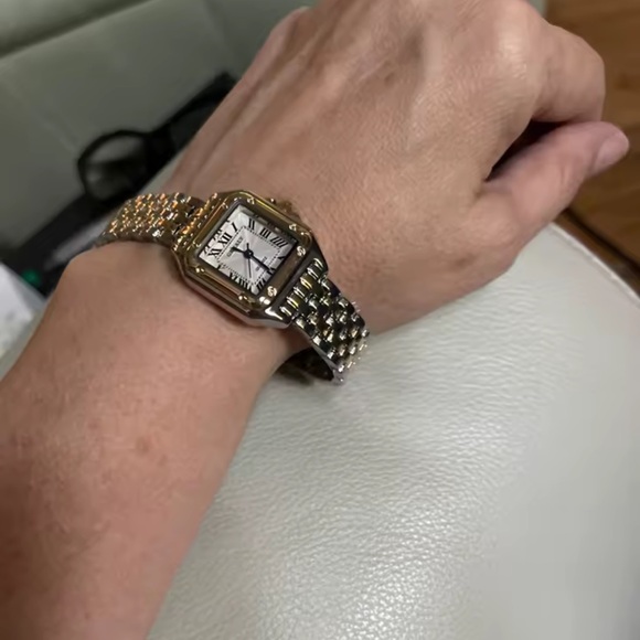 Panthere Two-Tone Classic Stainless Steel Watch - Picture 7 of 16